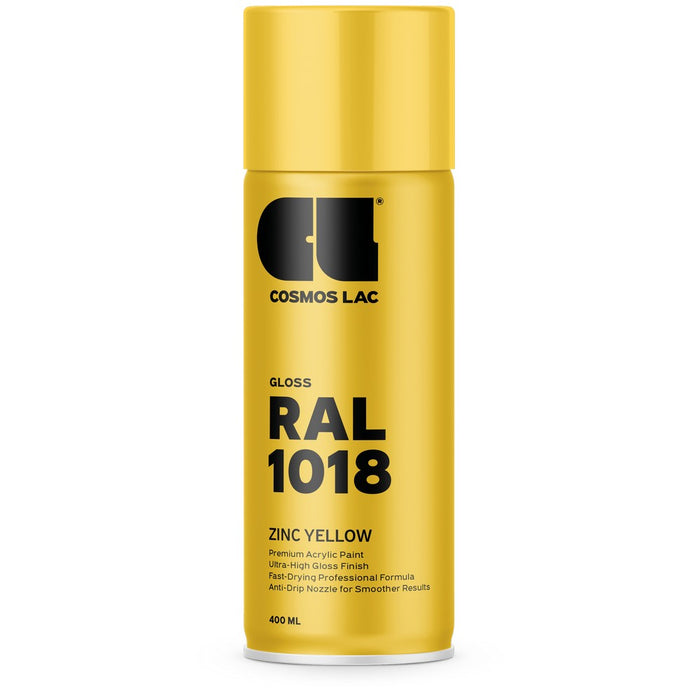 Cosmos premium spray RAL 1018 Zinc Yellow