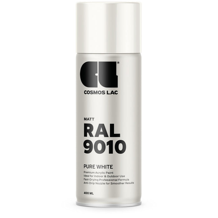 Cosmos premium spray RAL 9010 mat Matte White