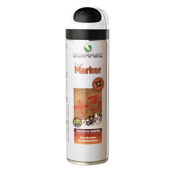 Soppec mærkespray 500 ml hvid