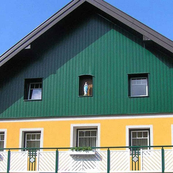 Prefa Siding panel P.10 mosgrøn 6005, 138x0,70 mm Pris på forespørgsel