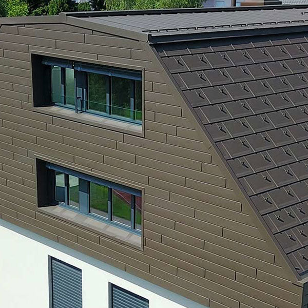 Prefa Siding panel P.10 brun 7013, 138x0,70 mm Pris på forespørgsel