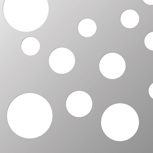 Perforeret aluplade 1x1000x2000 mm aqua