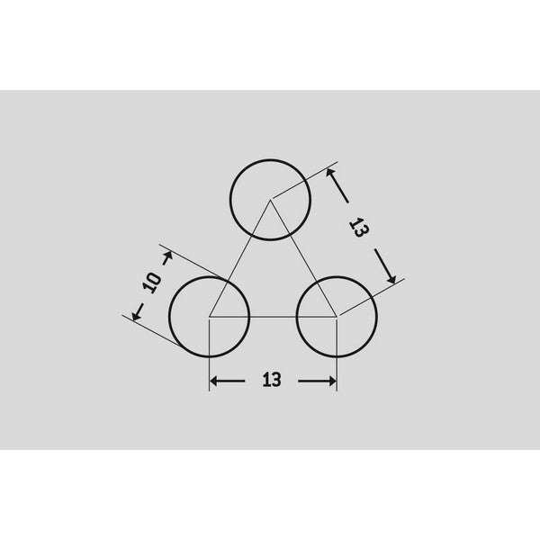 Perforeret alm. stål plade 1,5x1000x2000 mm 56,23% luft