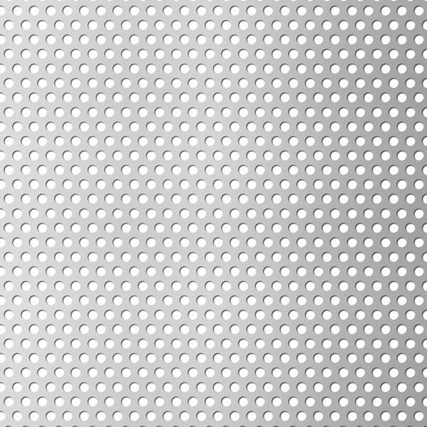 Perforeret Stål plade 1x1000x2000 mm runde huller Ø3 mm