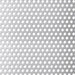 Perforeret Stål plade 1x1000x2000 mm runde huller Ø5 mm