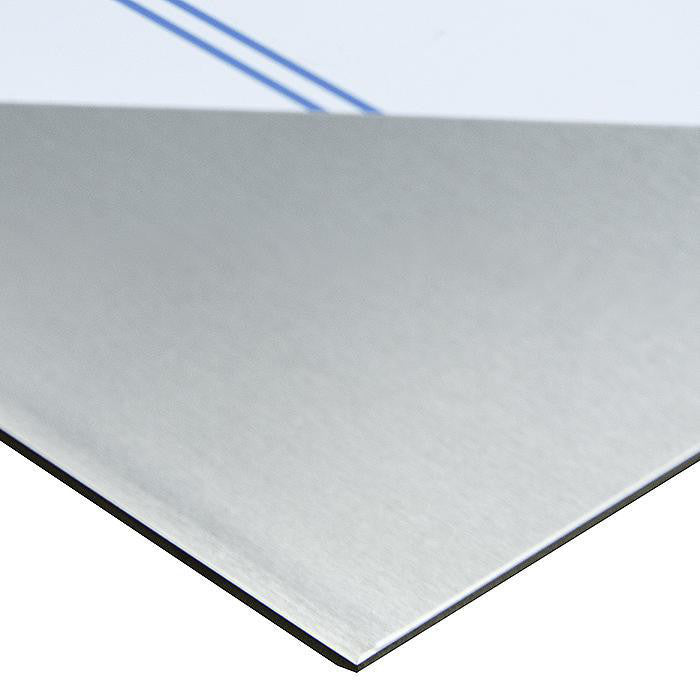 Aluminiumplade 5754 halvhårde foliebelagt 2000x1000x1,5 mm