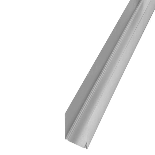 Top/bund skinne U-profil til gips 45 mm - 3 meter