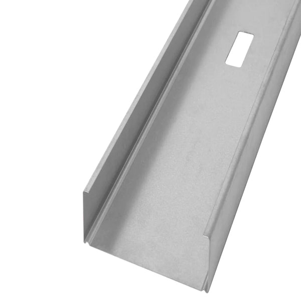 Stållægte til gips m/kabelhul 120 mm - 3 meter