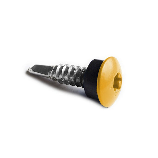 Facadeskrue/overlapskrue corona RAL 1028 RXB t/stål 4