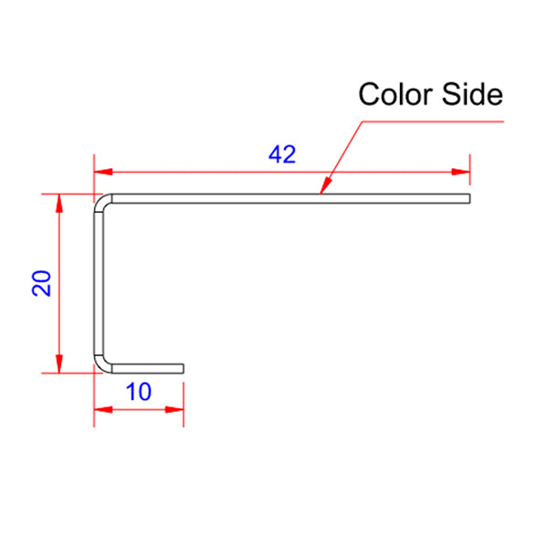 enkelt - SORT - 3 meter