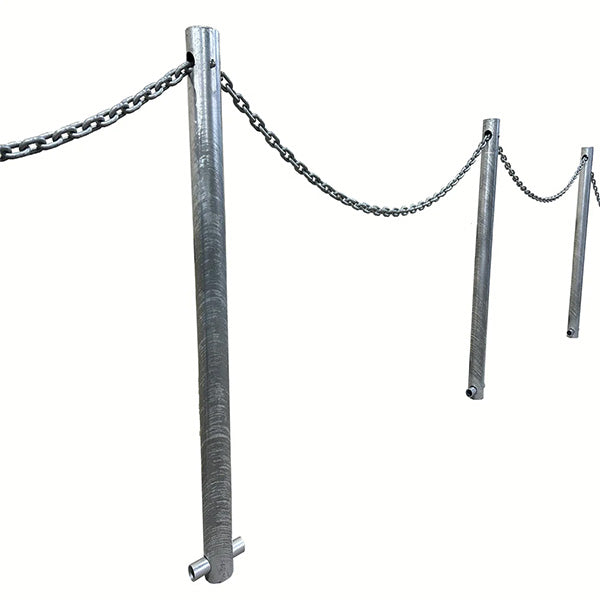 Kæde til pullert galv stål Ø10 mm