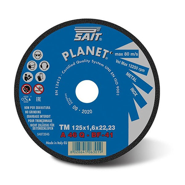 Skæreskive 230 mm A46Q Sait planet TM plan 10 stk