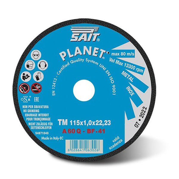 Skæreskive 125 mm A60Q Sait planet TM plan 20 stk
