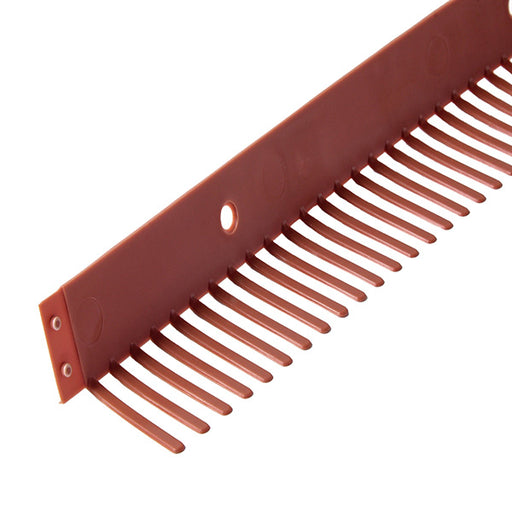 Fuglegitter rød plast 1 meter